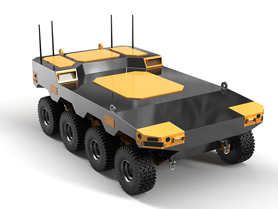 SL-20 Ground/ Amphibious Wheeled Robot Chassis