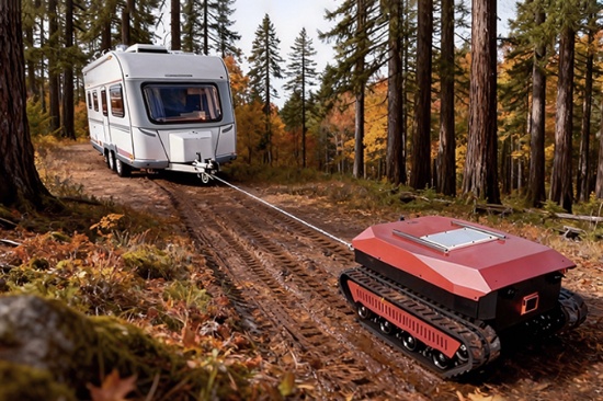  TinS-17H Robotic Tracked Chassis: All-Terrain Towing Solution